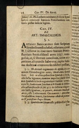 18-22, Cap. IV