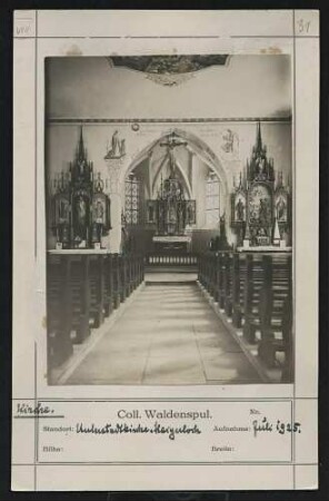 Kirche (Inneres) Standort: Haigerloch (Unterstadtkirche)