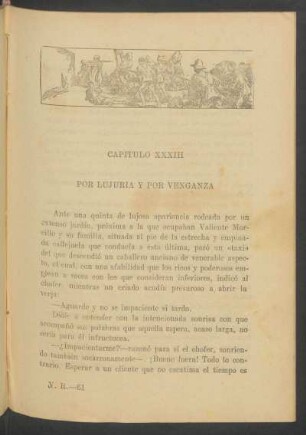 Capítulo XXXIII - Por lujuria y por venganza