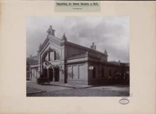 Stettiner Vorort-Bahnhof, Berlin (Kleiner Stettiner): Ansicht Empfangshalle nach Nordwest