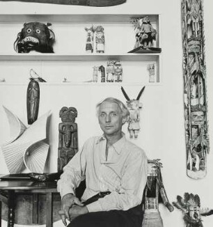 Max Ernst im Stadthaus von Peggy Guggenheim