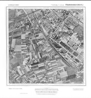 Friedrichsfeld (Ndrh.), Gauß-Krüger-Koordinaten: Rechtswert: 2544, Hochwert: 5720