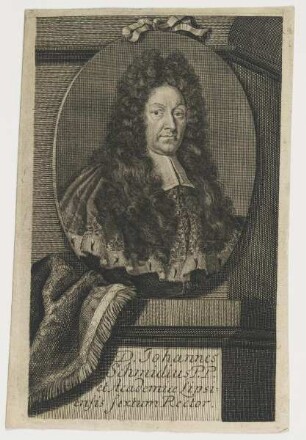 Bildnis des Johannes Schmidius