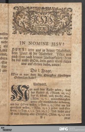 [I. - XV. Frage + Schluß und Nach-bericht]