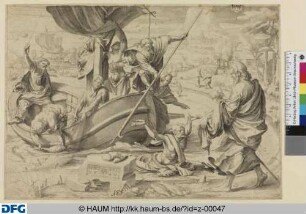 Christus erscheint Petrus und Andreas am See Genezareth