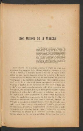 Don Quijote de la Mancha