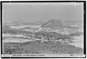 Sächsische Schweiz. Luftkurort Gohrisch mit Lilienstein