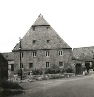 Dohna-Röhrsdorf-Sürßen. Gehöft, Nr. 17. Wohnhaus, Giebelfront