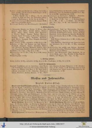 Messen und Jahrmärkte.