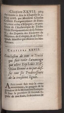 Chapitre XXVII. Conclusion de tout ce Traité ...