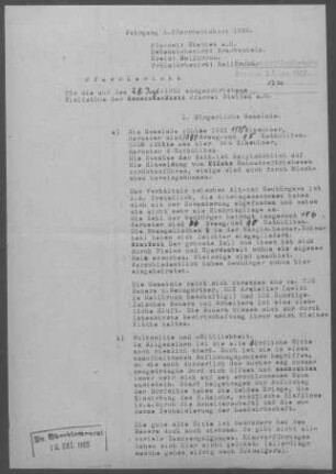 Stetten/Heuchelberg: Pfarrbericht 1952