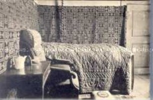 Das Sterbezimmer im Goethehaus in Weimar