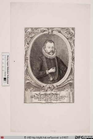 Bildnis Leonhard Dilherr d. J.