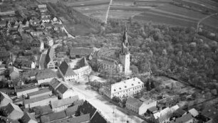 Friedenskirche : Dorfkern Altkötzschenbroda mit Friedenskirche