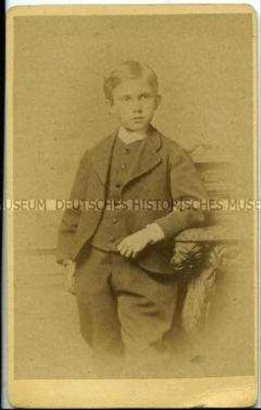 Porträt eines Jungen, Carte de Visite
