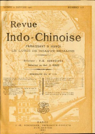 Lundi 21 Janvier 1901. Numéro 118