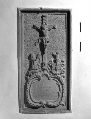 Grabstein für Ignaz Stahl, Benefiziat zu St. Salvator, gestorben am 18.07.1778