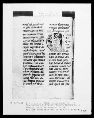 Folio 87 verso : Initiale U