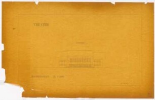Theater: Hauptansicht M 1:200