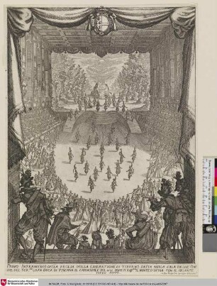 [Theatervorstellung; Le géant Tiphée accablé sous le mont Ischia]