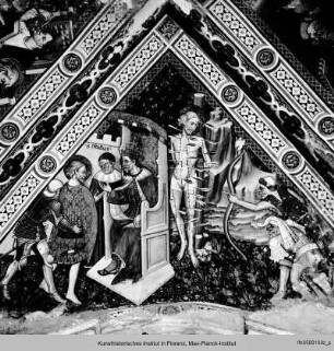 Gewölbedekoration : Das Martyrium des heiligen Sebastian