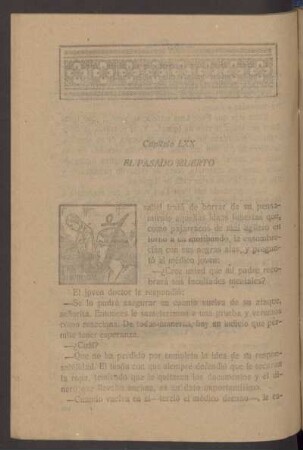Capítulo LXX - El pasado muerto