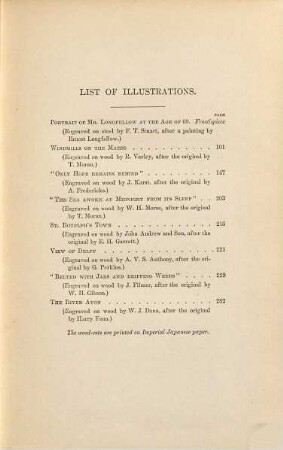 The works of Henry Wadsworth Longfellow : with bibliographical and critical notes and his life, with extracts from his journals and correspondence, 3. The poetical works ; 3 : Birds of passage u.a.