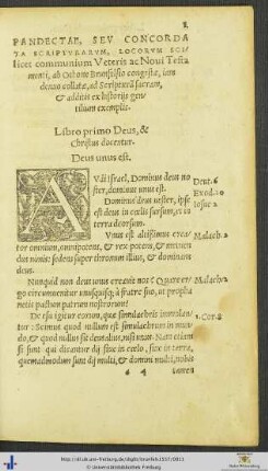 Liber Primus – Liber Quintus