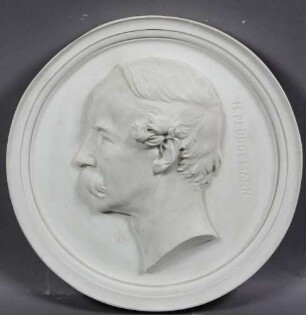Bildnismedaillon Hermann Plüddemann