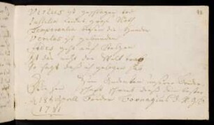 Bornagius, Ludwig [Jurastudent in Gießen, aus Buxviller]. Gießen, 18.04.1781.