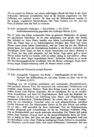 b) Sachverhalt bei Freispruch mangels Beweises