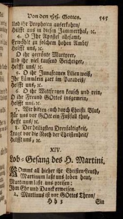 545-555, XIV - XVII