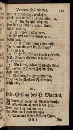 545-555, XIV - XVII