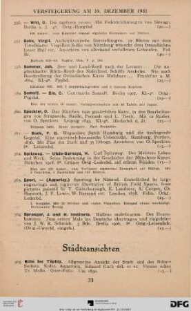 Städteansichten (Nr. 365-405)