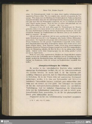Adsorptionswirkung der Gelatine