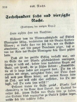 Sechshundert sechs und vierzigste Nacht