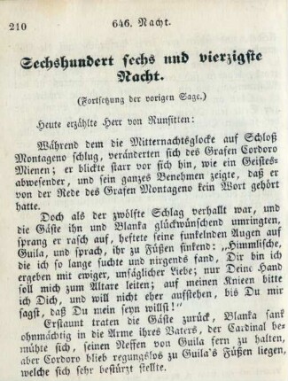 Sechshundert sechs und vierzigste Nacht