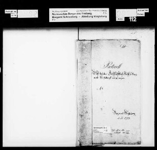 Aufzeichnungen über Vorgänge beim fürstlich- (Zeitzischen) vogtländischen Bergamt, Band 7