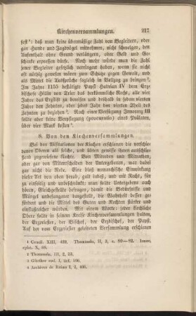 8. Von den Kirchenversammlungen.