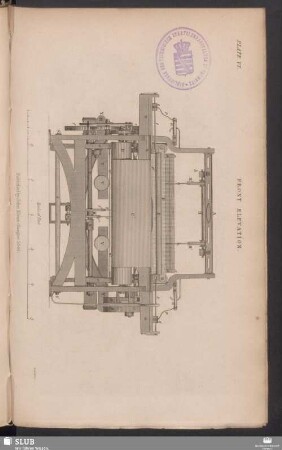 Plate VI. Front elevation