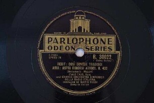 Recit: Cosi dunque tradisci / (Metastasio - Mozart)