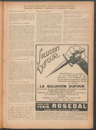 El peligro doméstico de la corriente eléctrica