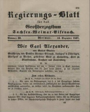 Nr. 30 : 10. Dezember 1857