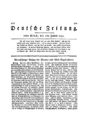 Vierteljähriger Auszug der Staaten- und Welt-Begebenheiten