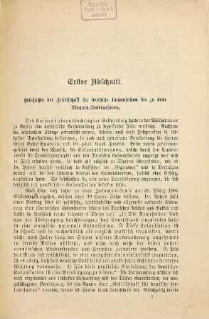 Deutsch-Ostafrika : Geschichte der Gesellschaft für deutsche Kolonisation und der Deutsch-Ostafrikanischen Gesellschaft