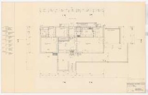 Garten Hultsch, Weilburg: Wohnhaus: Grundriss Erdgeschoss 1:50