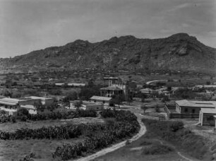 Keren : Hütten und Häuser der Stadt Keren