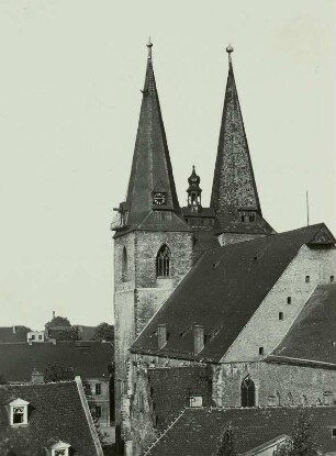 Calbe, Stephanskirche : Calbe (Saale). Stephanskirche. Außenansicht
