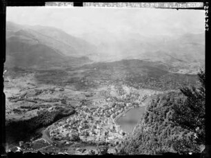 Blick von San Salvatore auf Lugano