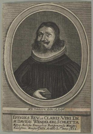 Bildnis des David Wendelerus
